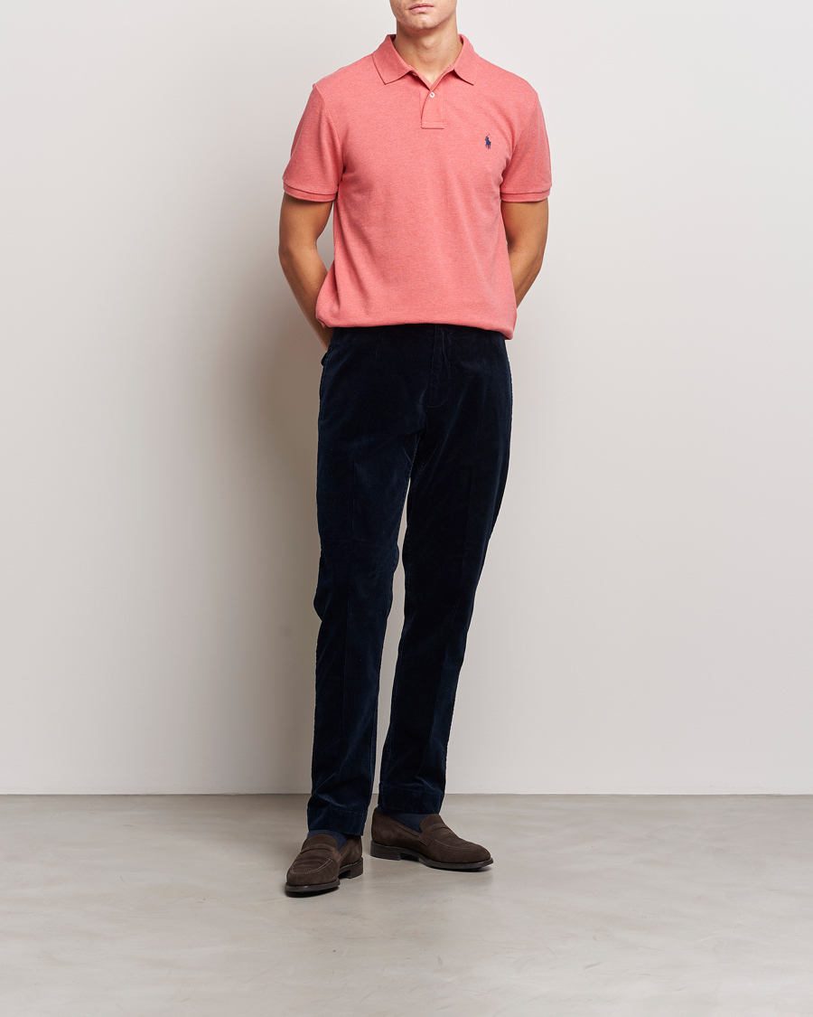 Herre | Pikéer | Polo Ralph Lauren | Custom Slim Fit Polo Highland Rose Heather