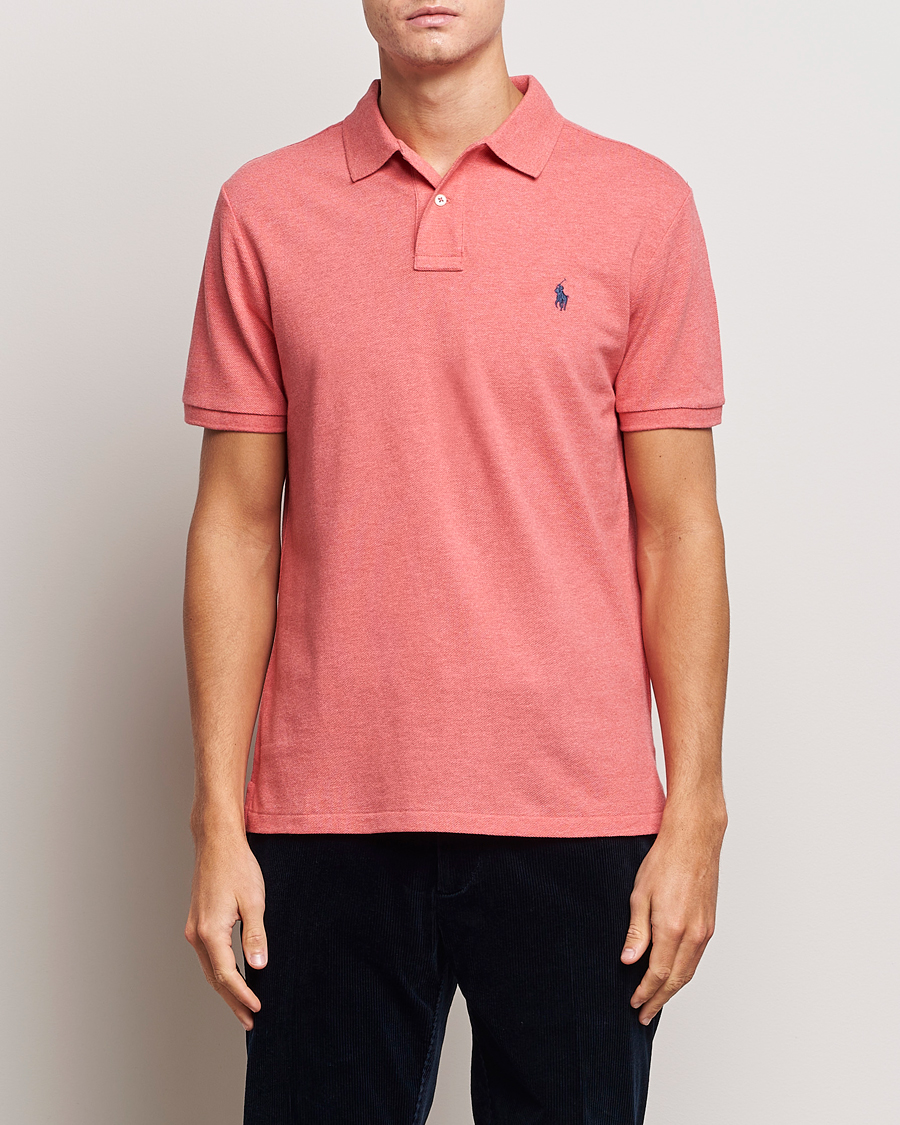 Herre | Pikéer | Polo Ralph Lauren | Custom Slim Fit Polo Highland Rose Heather