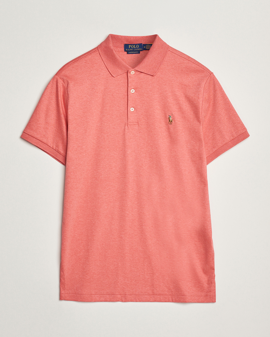 Herre | Pikéer | Polo Ralph Lauren | Luxury Pima Cotton Polo Highland Rose Heather