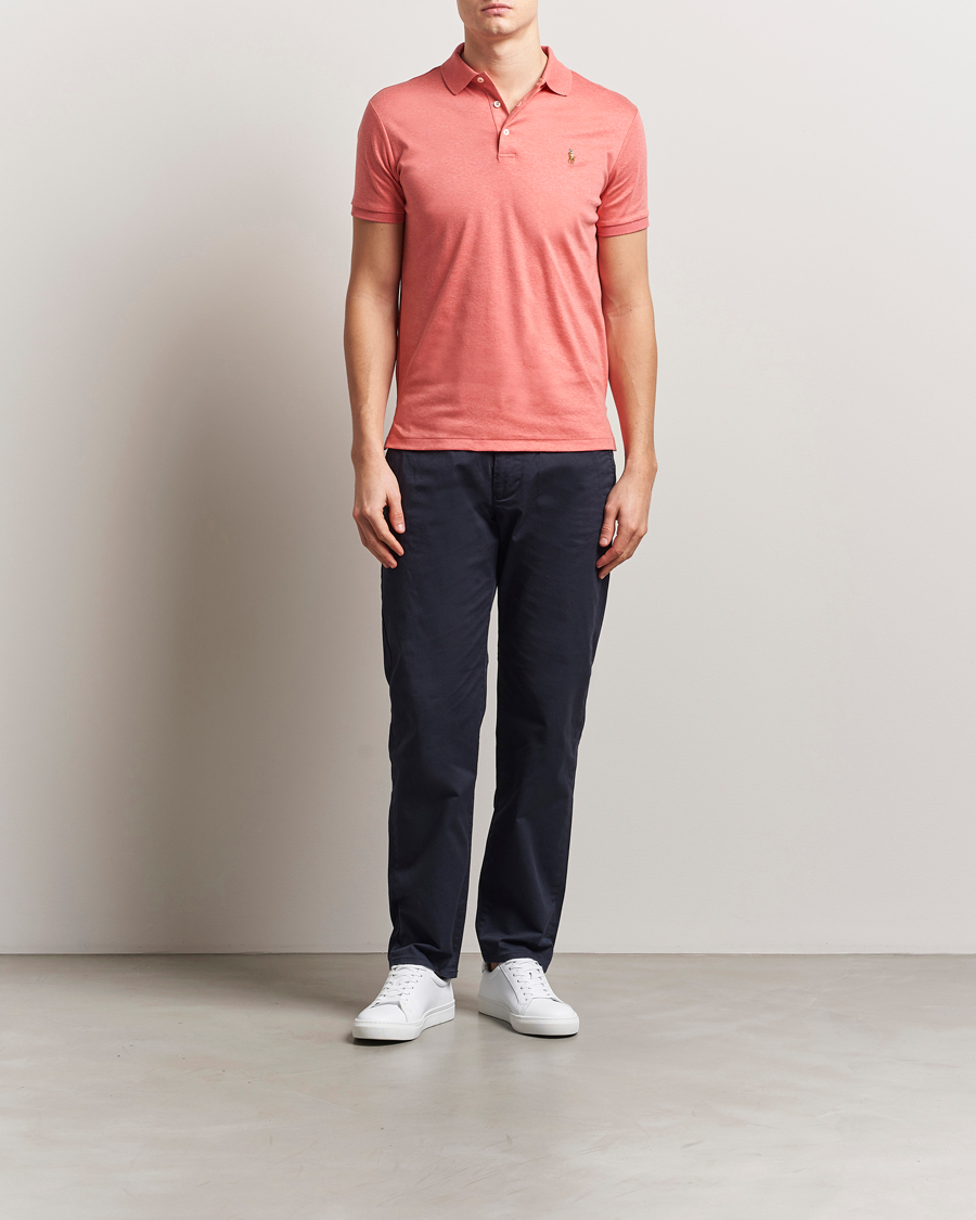 Herre | Pikéer | Polo Ralph Lauren | Luxury Pima Cotton Polo Highland Rose Heather