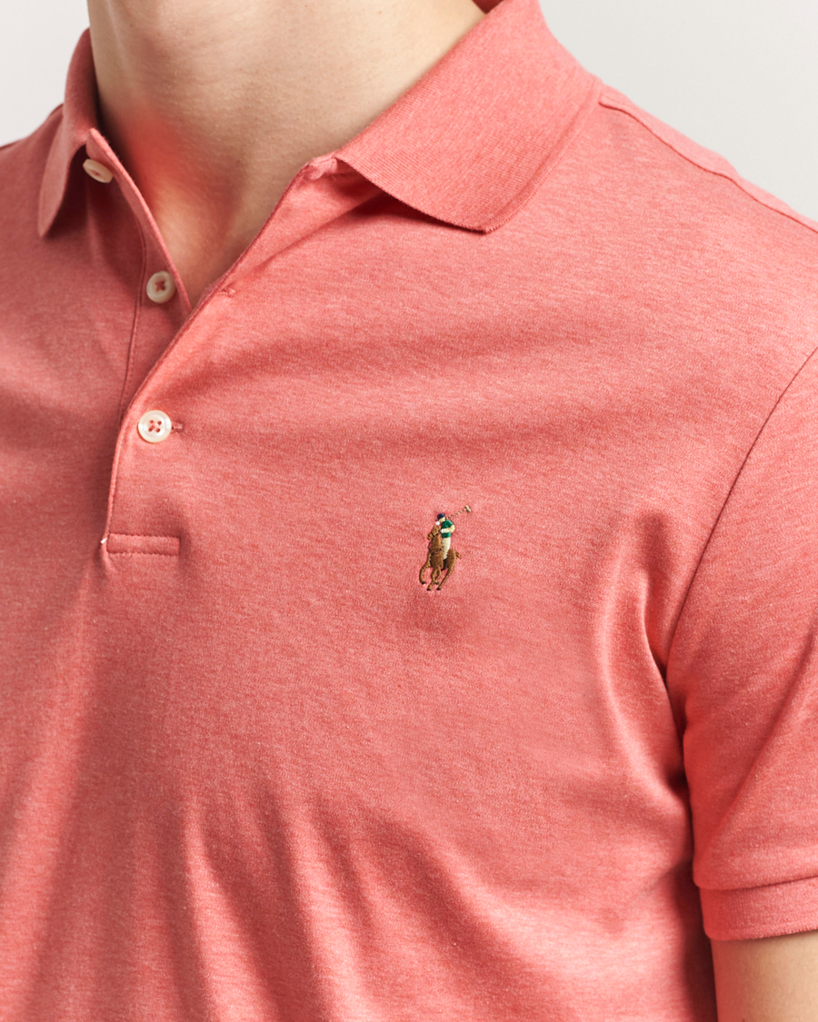 Herre | Pikéer | Polo Ralph Lauren | Luxury Pima Cotton Polo Highland Rose Heather