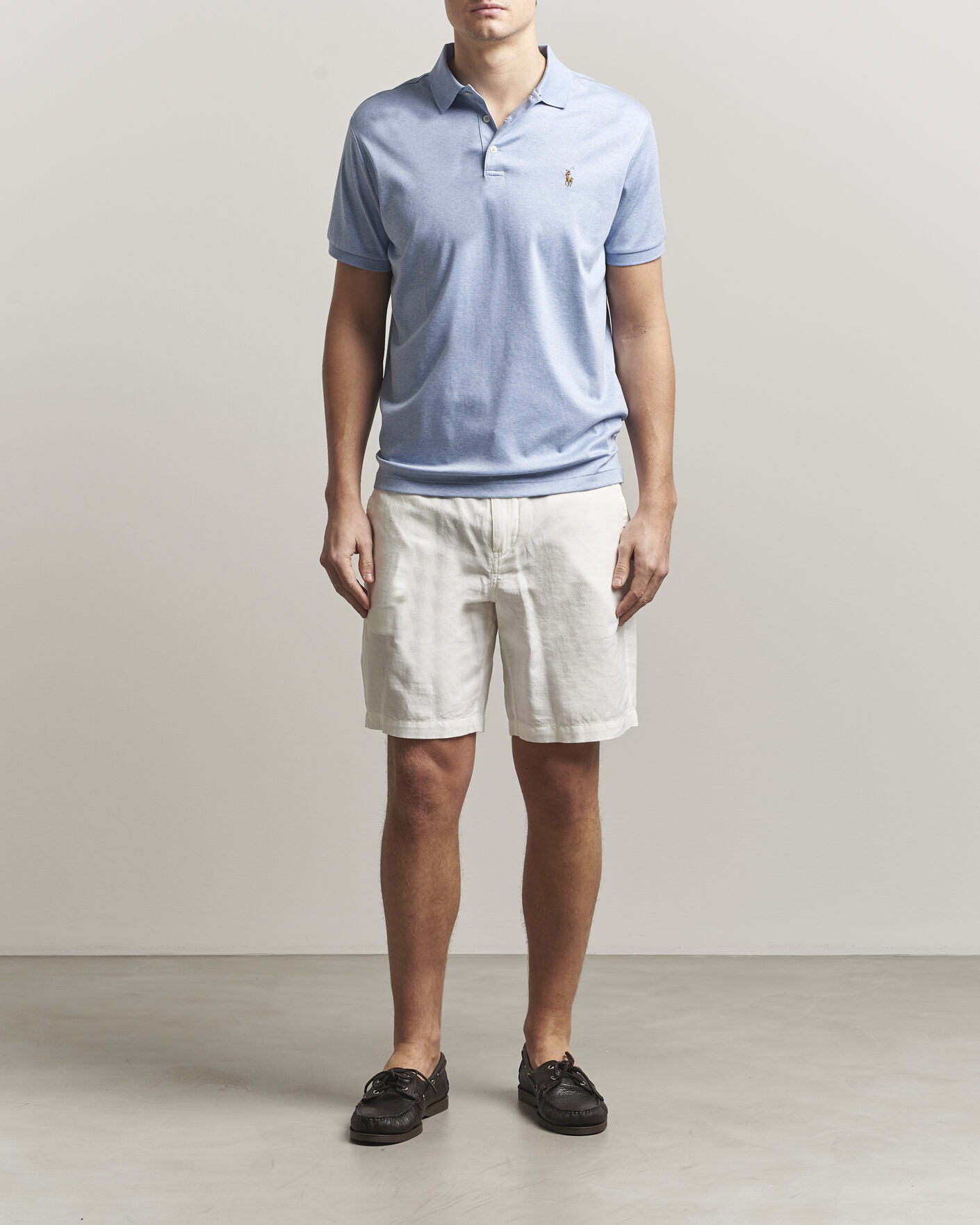 Herre | Pikéer | Polo Ralph Lauren | Luxury Pima Cotton Polo Jamaica Heather
