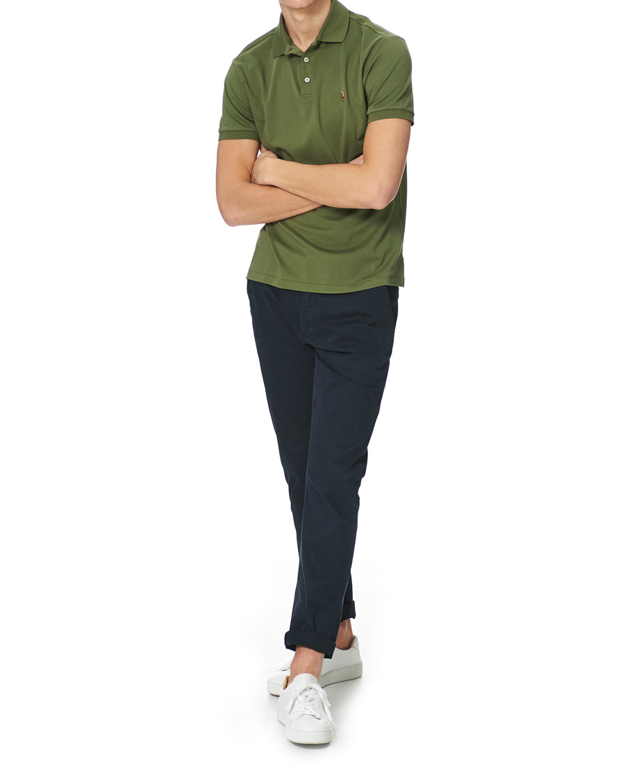 Herre | Pikéer | Polo Ralph Lauren | Luxury Pima Cotton Polo Army Olive