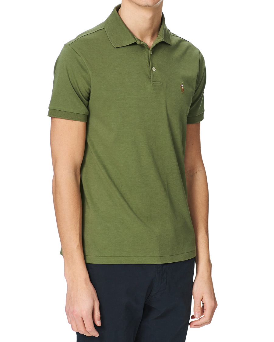 Herre | Pikéer | Polo Ralph Lauren | Luxury Pima Cotton Polo Army Olive