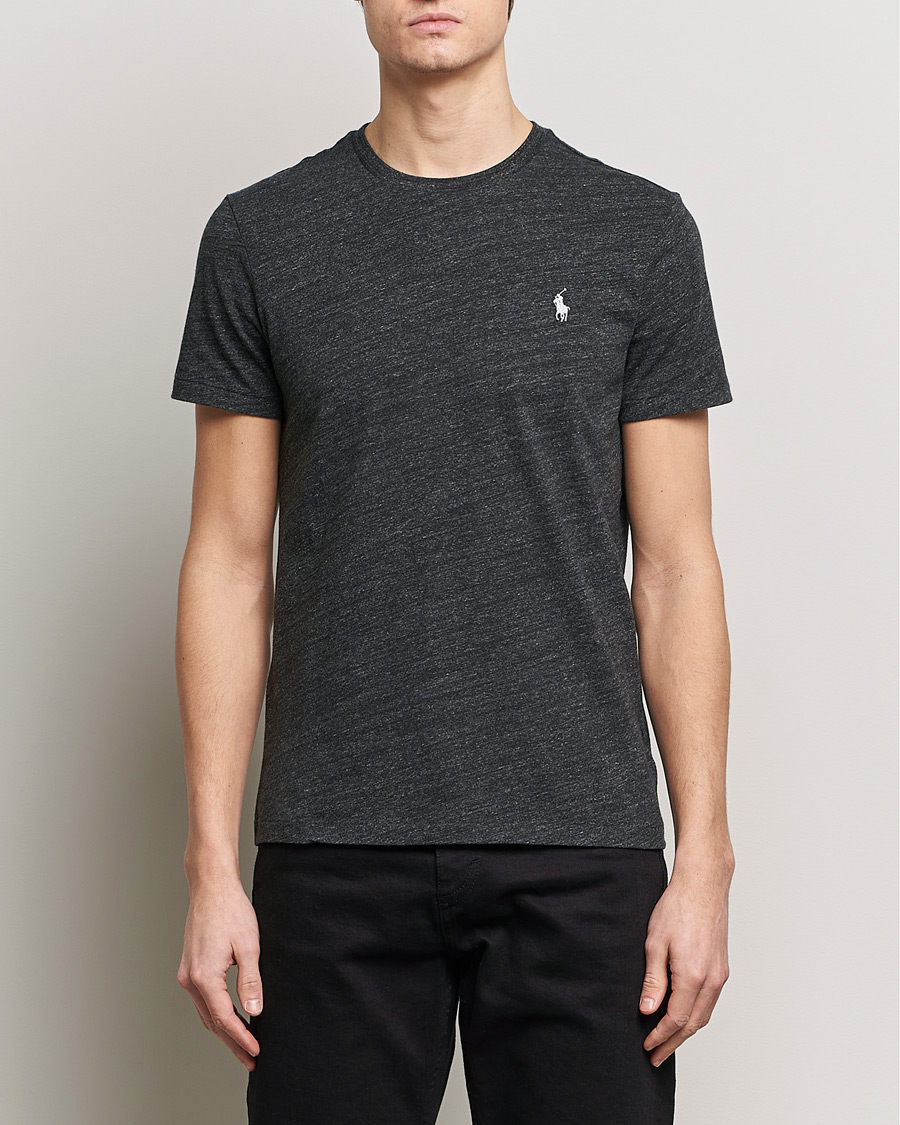 Herre | Kortermede t-shirts | Polo Ralph Lauren | Crew Neck T-Shirt Black Marl Heather