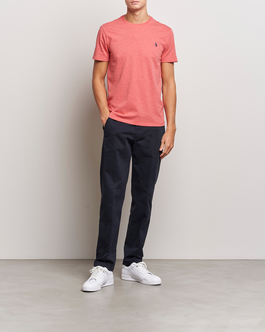 Herre | T-Shirts | Polo Ralph Lauren | Crew Neck T-Shirt Highland Rose Heather