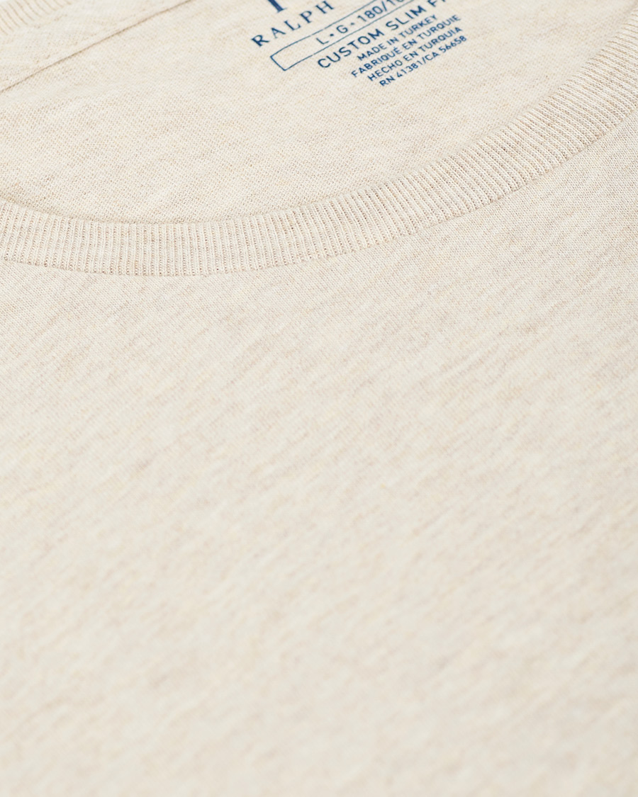 Herre | T-Shirts | Polo Ralph Lauren | Custom Slim Fit Polo Expedition Dune Heather