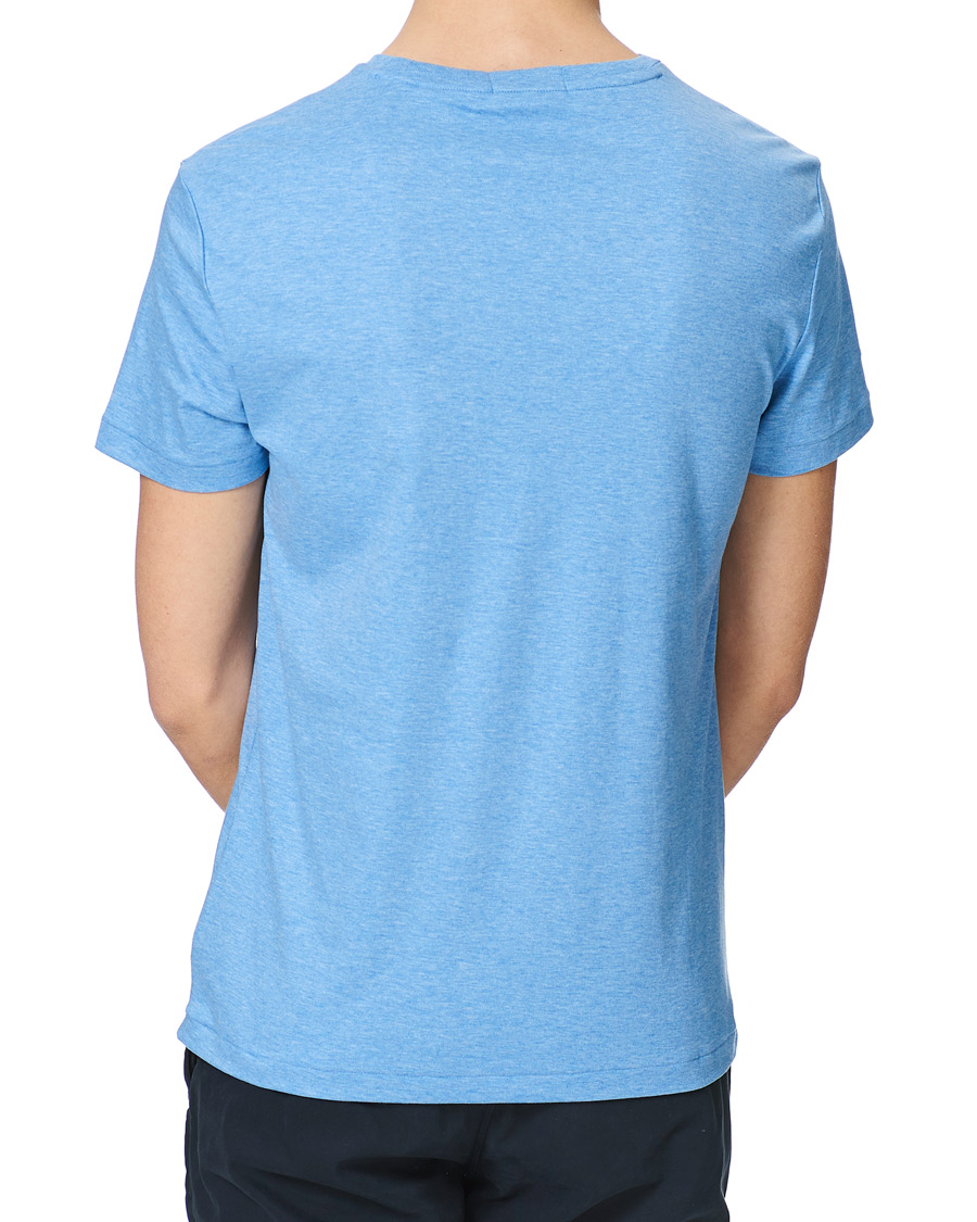 Herre | T-Shirts | Polo Ralph Lauren | Luxury Pima Cotton Crew Neck Tee Soft Royal Heather