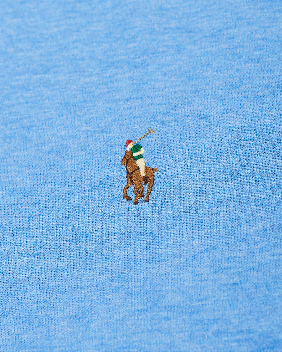 Herre | T-Shirts | Polo Ralph Lauren | Luxury Pima Cotton Crew Neck Tee Soft Royal Heather