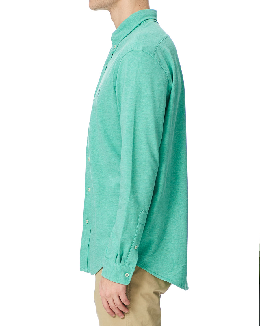 Herre | Skjorter | Polo Ralph Lauren | Featherweight Mesh Shirt Resort Green
