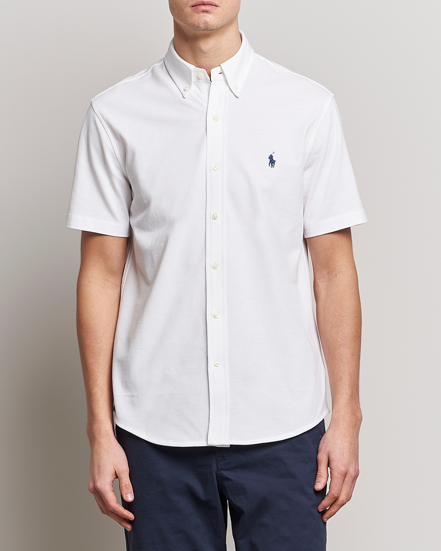 Herre | Avdelinger | Polo Ralph Lauren | Featherweight Mesh Short Sleeve Shirt White