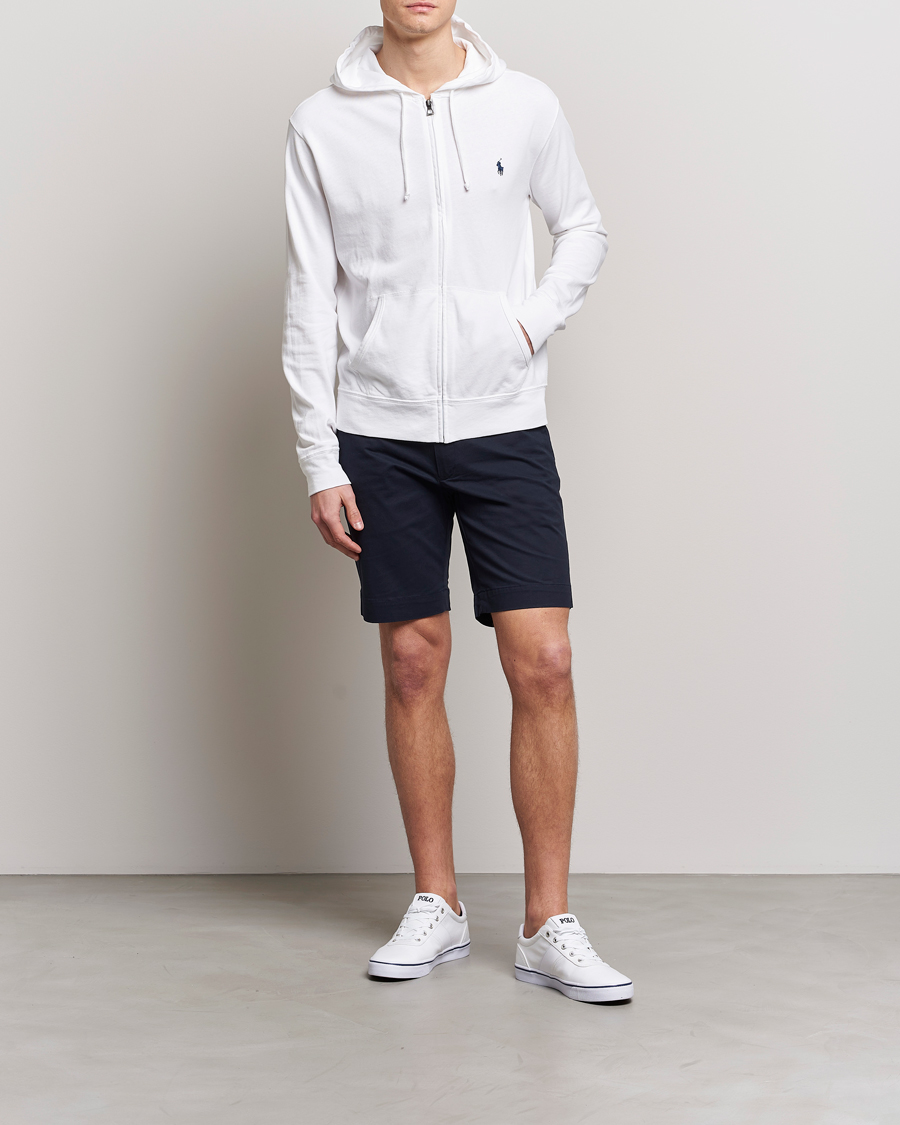 Herre | Gensere | Polo Ralph Lauren | Spa Terry Full Zip Hoodie White