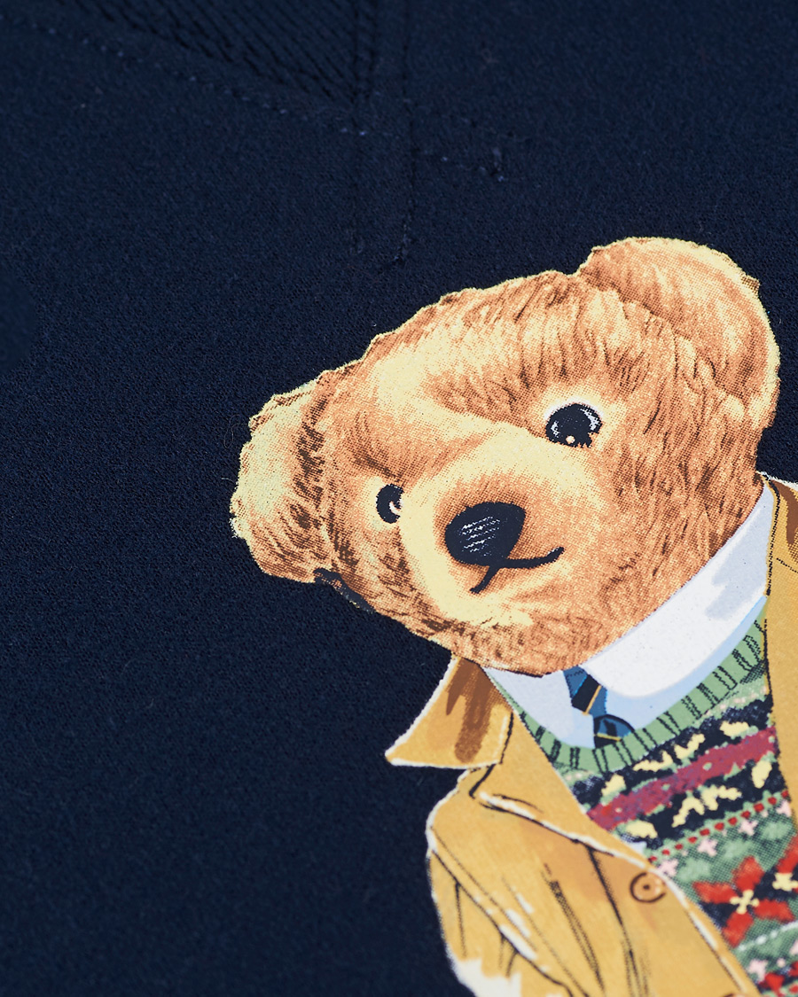 Herre | Gensere | Polo Ralph Lauren | Printed Ivy Bear Fleece Sweatshirt Cruise Navy