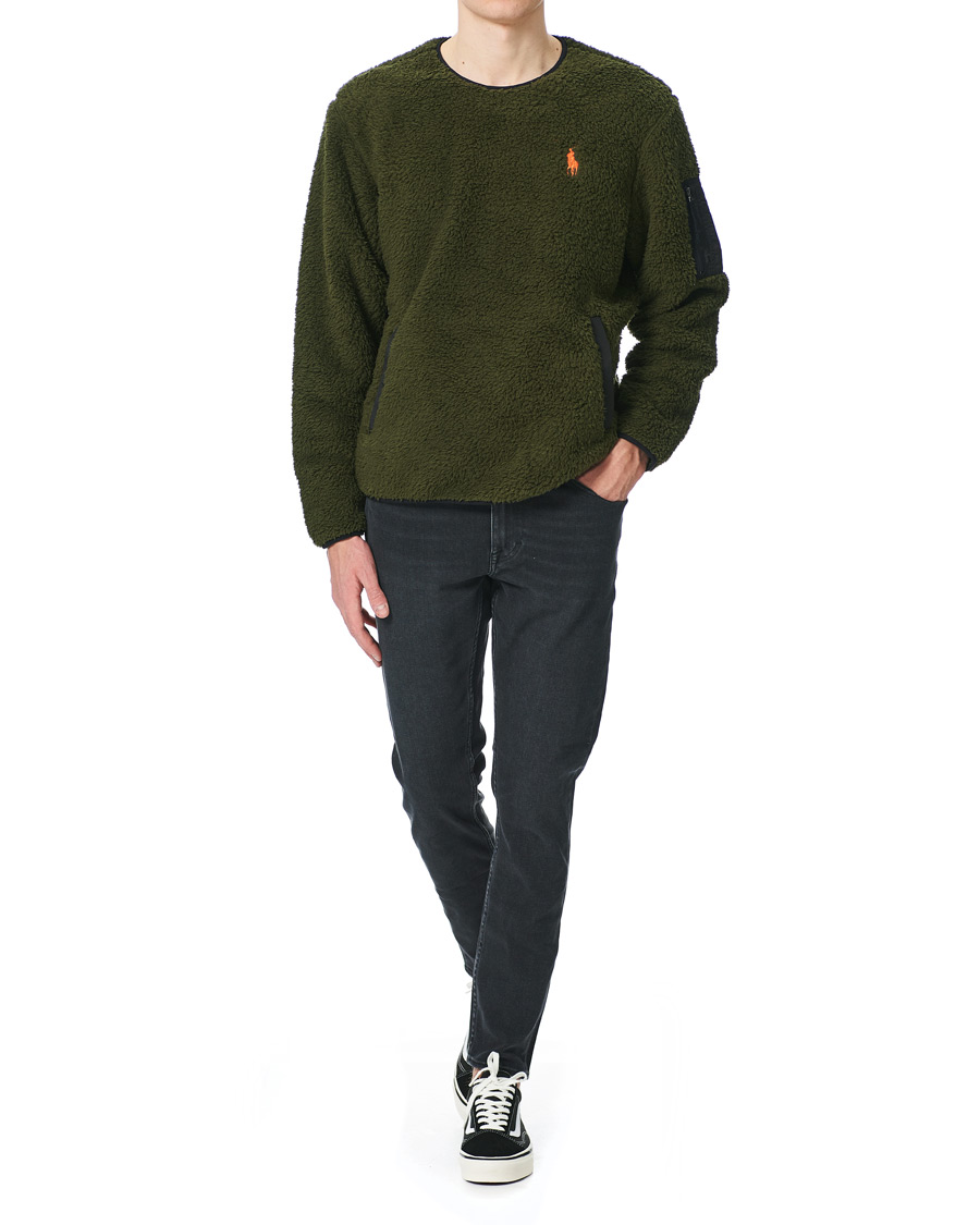 Herre | Gensere | Polo Ralph Lauren | Curly Sherpa Sweater Company Olive
