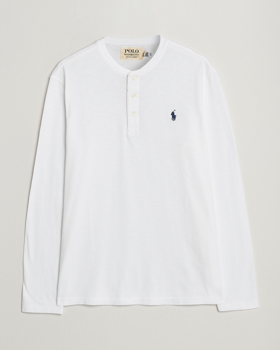 Herre | Gensere | Polo Ralph Lauren | Slub Jersey Henley White