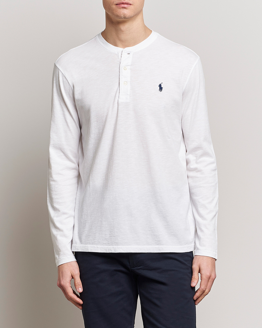 Herre |  | Polo Ralph Lauren | Slub Jersey Henley White