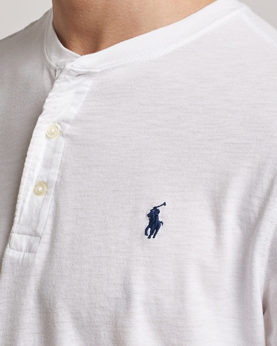 Herre | Gensere | Polo Ralph Lauren | Slub Jersey Henley White