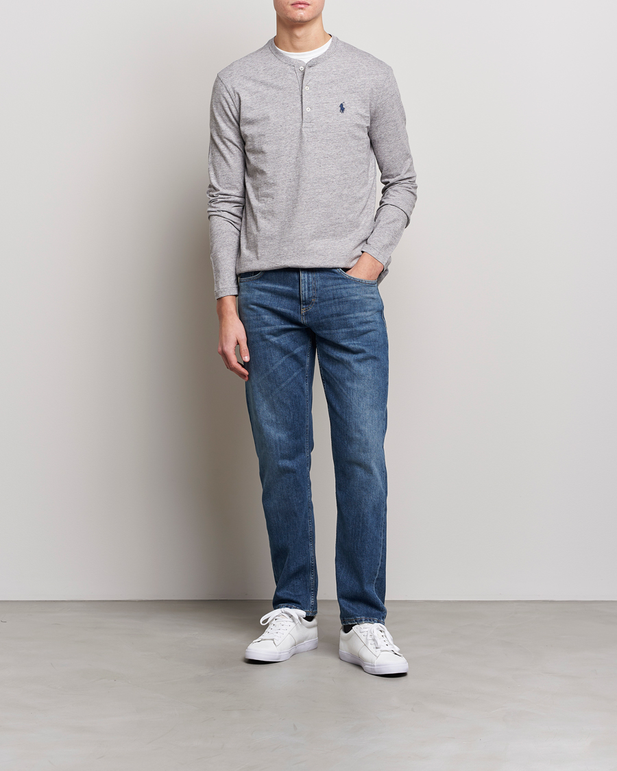 Herre | Gensere | Polo Ralph Lauren | Slub Jersey Henley Dark Vintage Heather