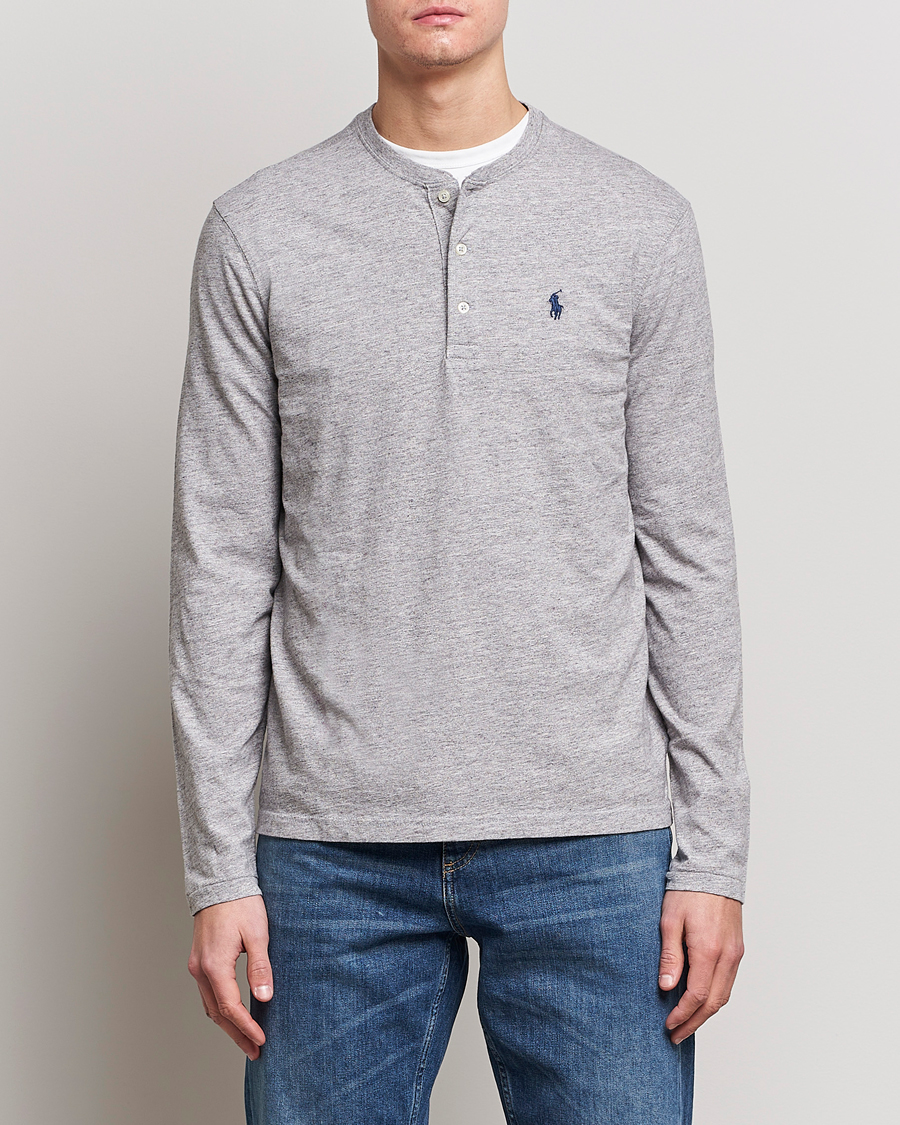 Herre | Gensere | Polo Ralph Lauren | Slub Jersey Henley Dark Vintage Heather