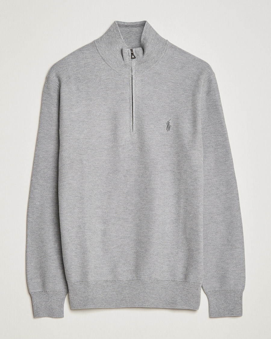 Herre | Gensere | Polo Ralph Lauren | Textured Half-Zip Andover Heather
