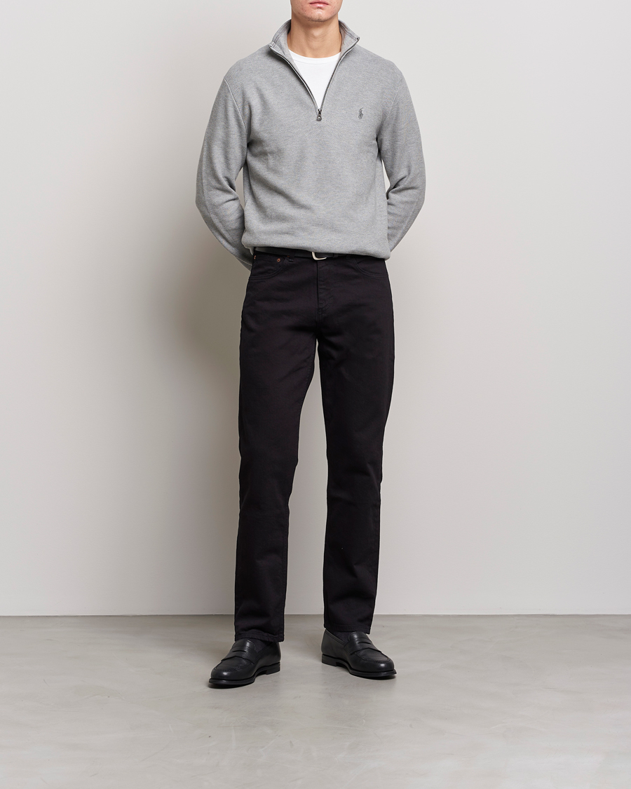 Herre | Gensere | Polo Ralph Lauren | Textured Half-Zip Andover Heather