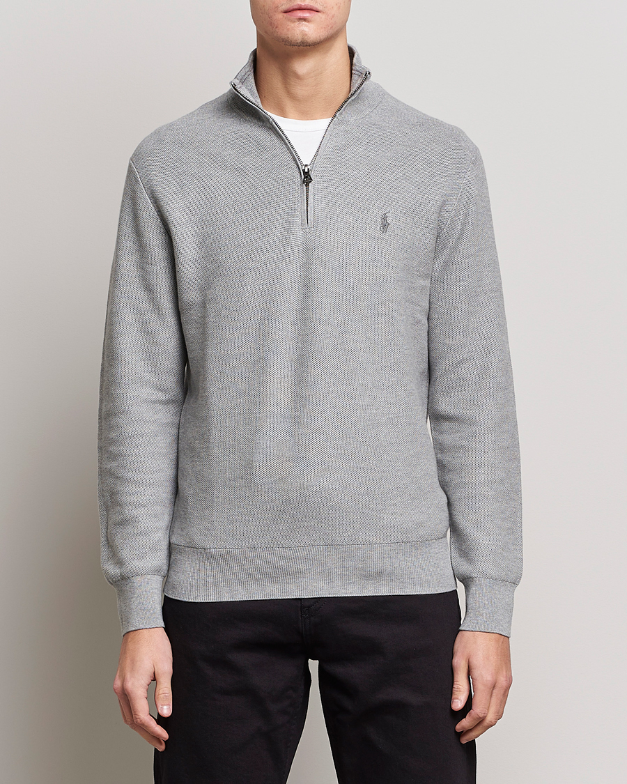 Herre | Gensere | Polo Ralph Lauren | Textured Half-Zip Andover Heather