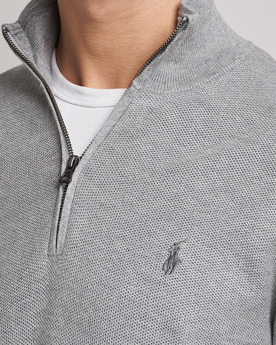 Herre | Gensere | Polo Ralph Lauren | Textured Half-Zip Andover Heather