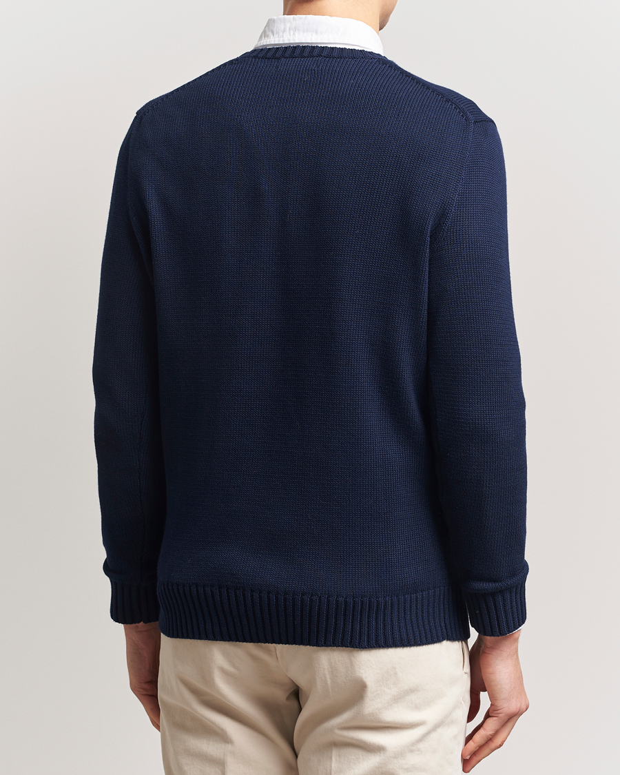 Herre | Gensere | Polo Ralph Lauren | Cotton Crew Neck Sweater Hunter Navy