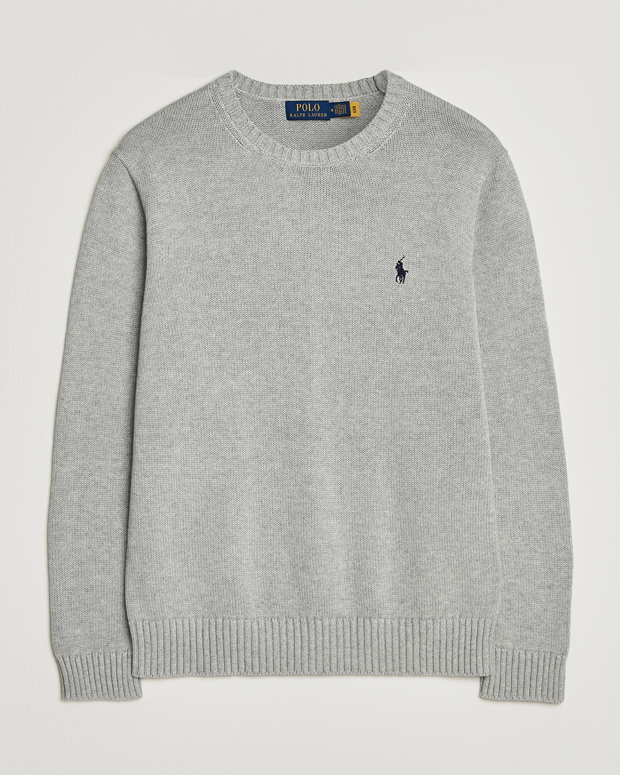 Herre | Gensere | Polo Ralph Lauren | Cotton Crew Neck Sweater Andover Heather