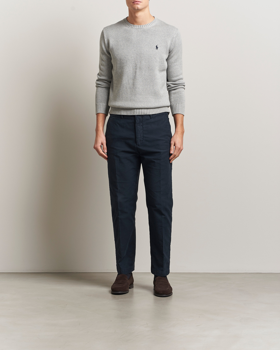 Herre | Gensere | Polo Ralph Lauren | Cotton Crew Neck Sweater Andover Heather