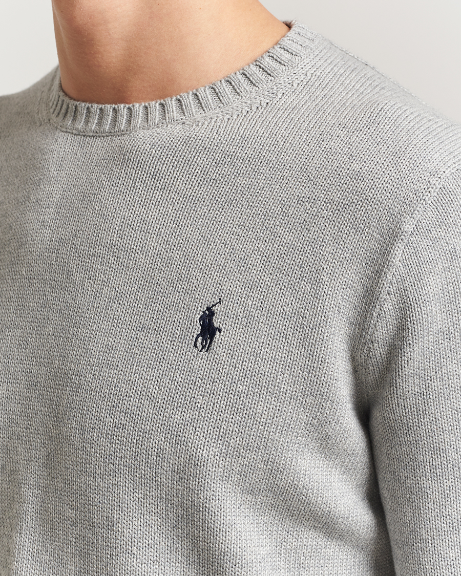 Herre | Gensere | Polo Ralph Lauren | Cotton Crew Neck Sweater Andover Heather