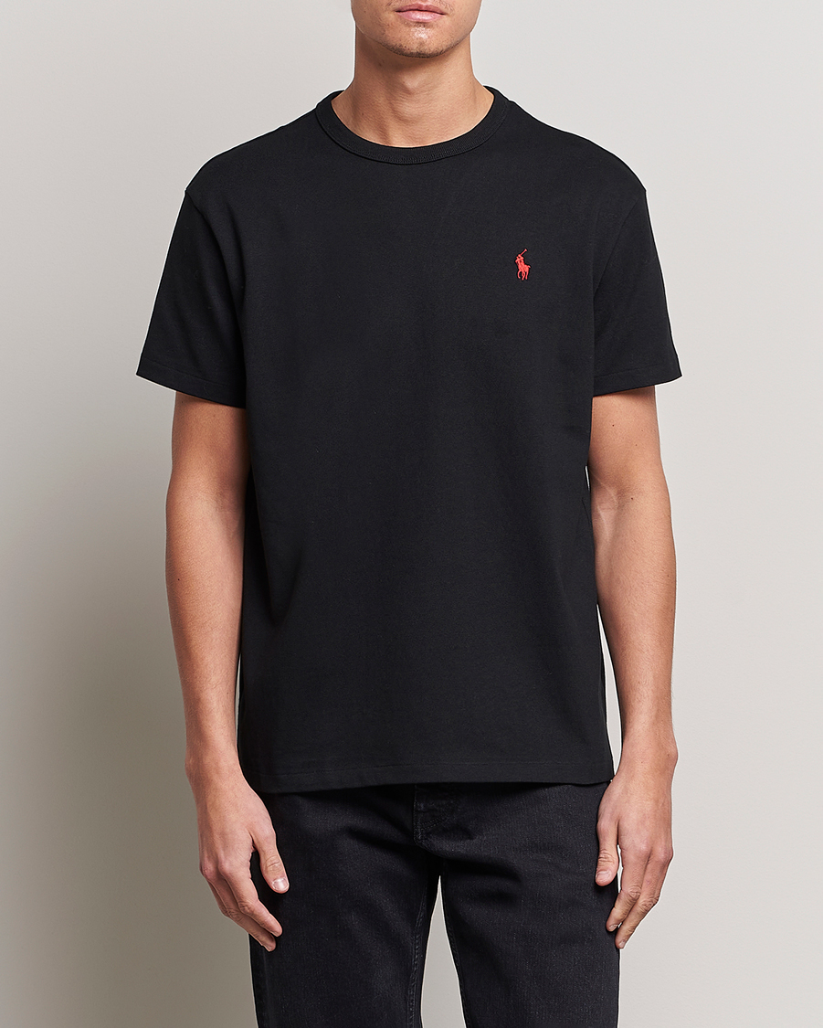 Herre | Svarte t-skjorter | Polo Ralph Lauren | Heavyweight Crew Neck T-Shirt Black