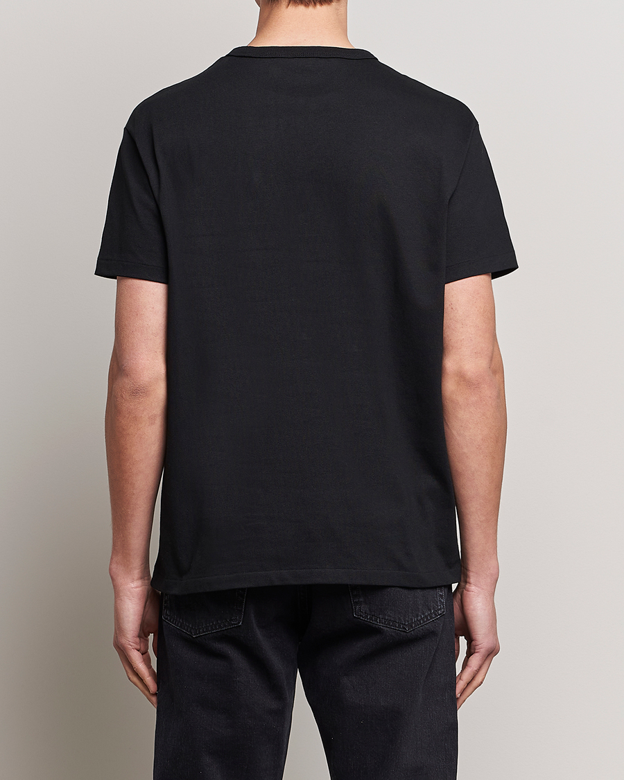 Herre | T-Shirts | Polo Ralph Lauren | Heavyweight Crew Neck T-Shirt Black