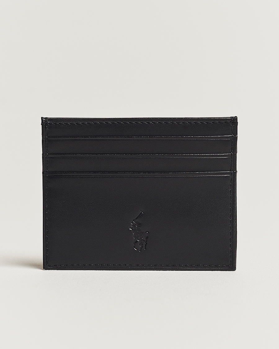 Herre | Lommebøker | Polo Ralph Lauren | Smooth Leather Credit Card Case Black