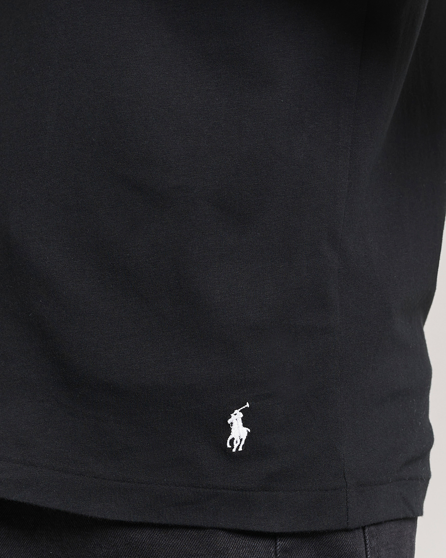 Herre | T-Shirts | Polo Ralph Lauren | 3-Pack Crew Neck T-Shirt White/Black/Andover Heather