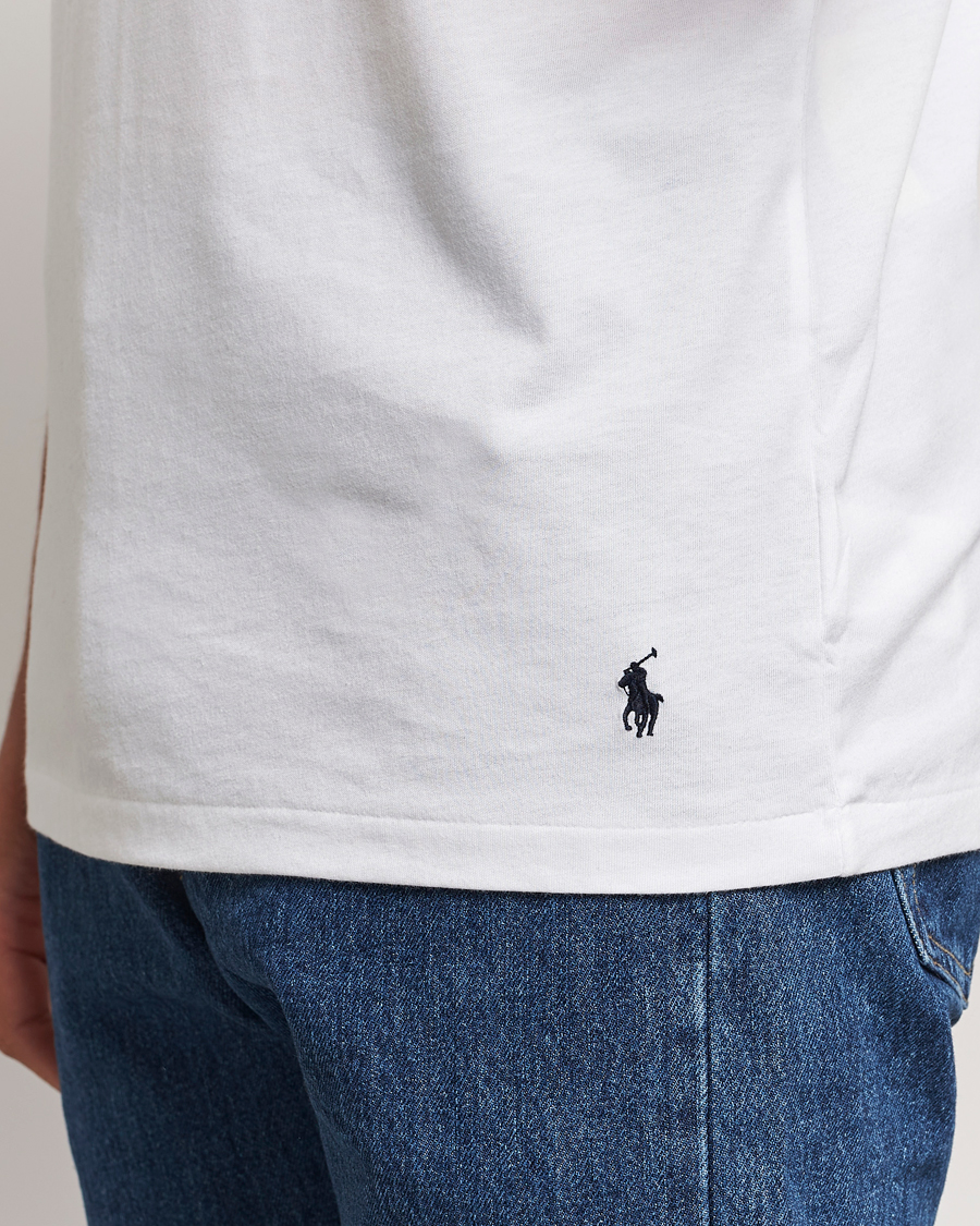 Herre | T-Shirts | Polo Ralph Lauren | 3-Pack Crew Neck T-Shirt White
