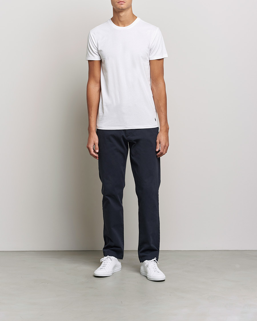 Herre | Wardrobe basics | Polo Ralph Lauren | 3-Pack Crew Neck T-Shirt Navy/Charcoal/White