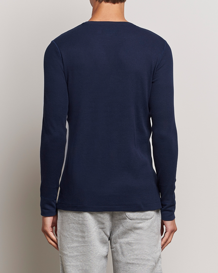 Herre |  | Polo Ralph Lauren | Waffle Long Sleeve Crew Neck Cruise Navy