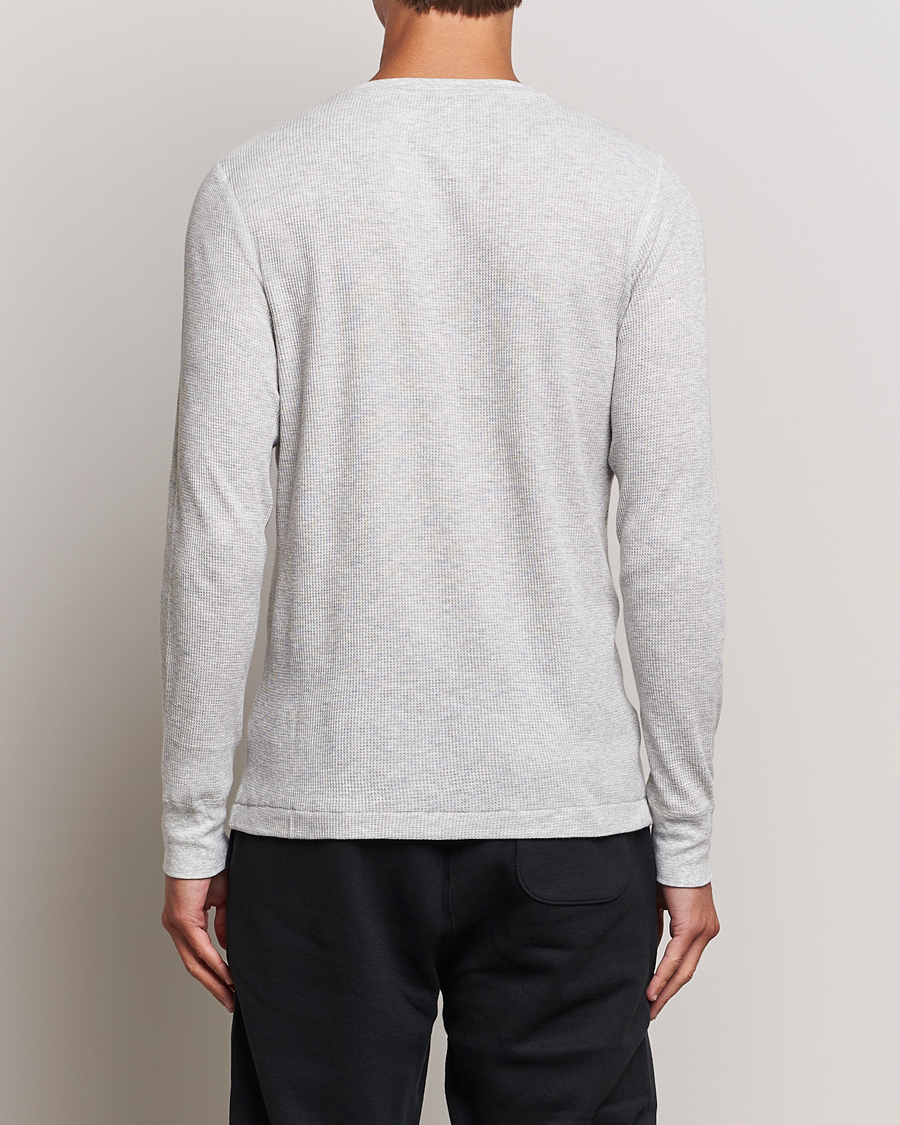Herre | T-Shirts | Polo Ralph Lauren | Waffle Long Sleeve Crew Neck English Heather
