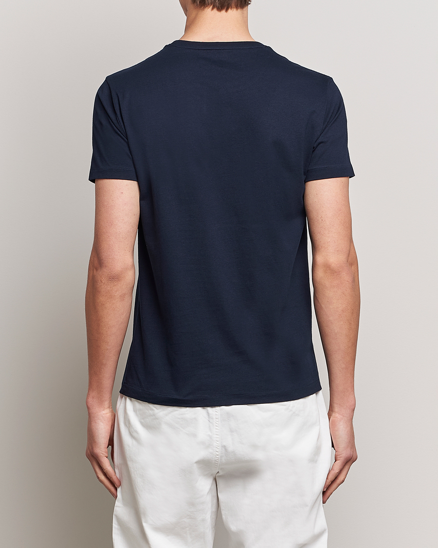 Herre | T-Shirts | Polo Ralph Lauren | Chest Crew Neck Tee Aviator Navy