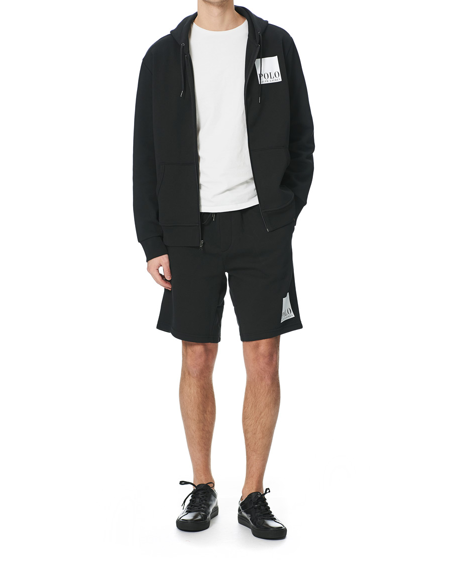 Herre | Gensere | Polo Ralph Lauren | Box Logo Backprint Full Zip Hoodie Black
