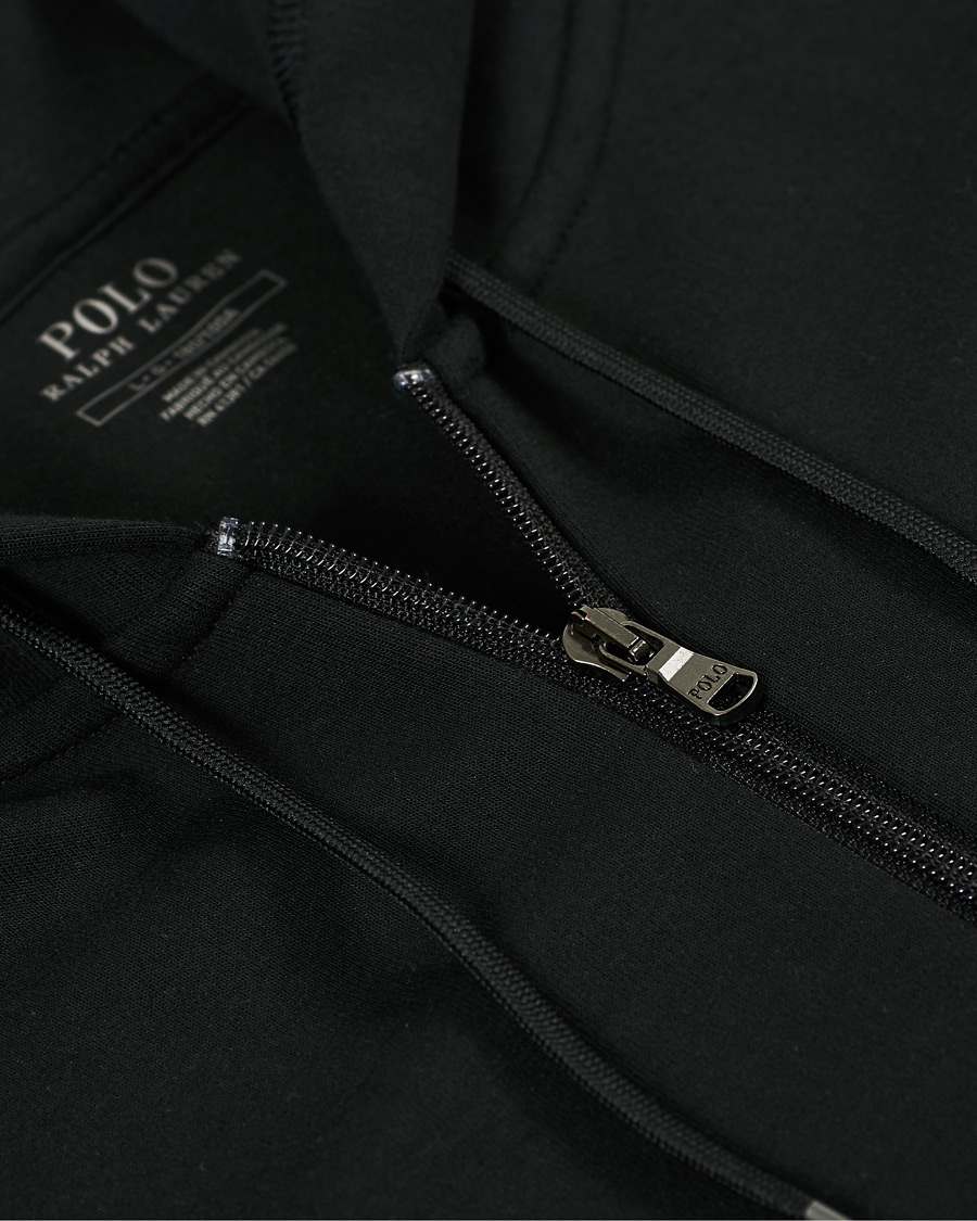 Herre | Gensere | Polo Ralph Lauren | Box Logo Backprint Full Zip Hoodie Black