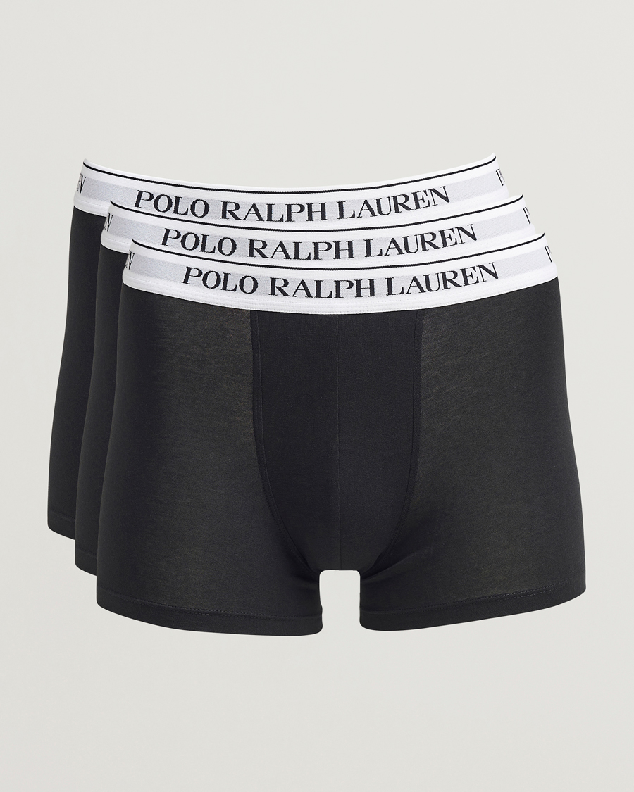 Herre | Undertøy | Polo Ralph Lauren | 3-Pack Trunk Black