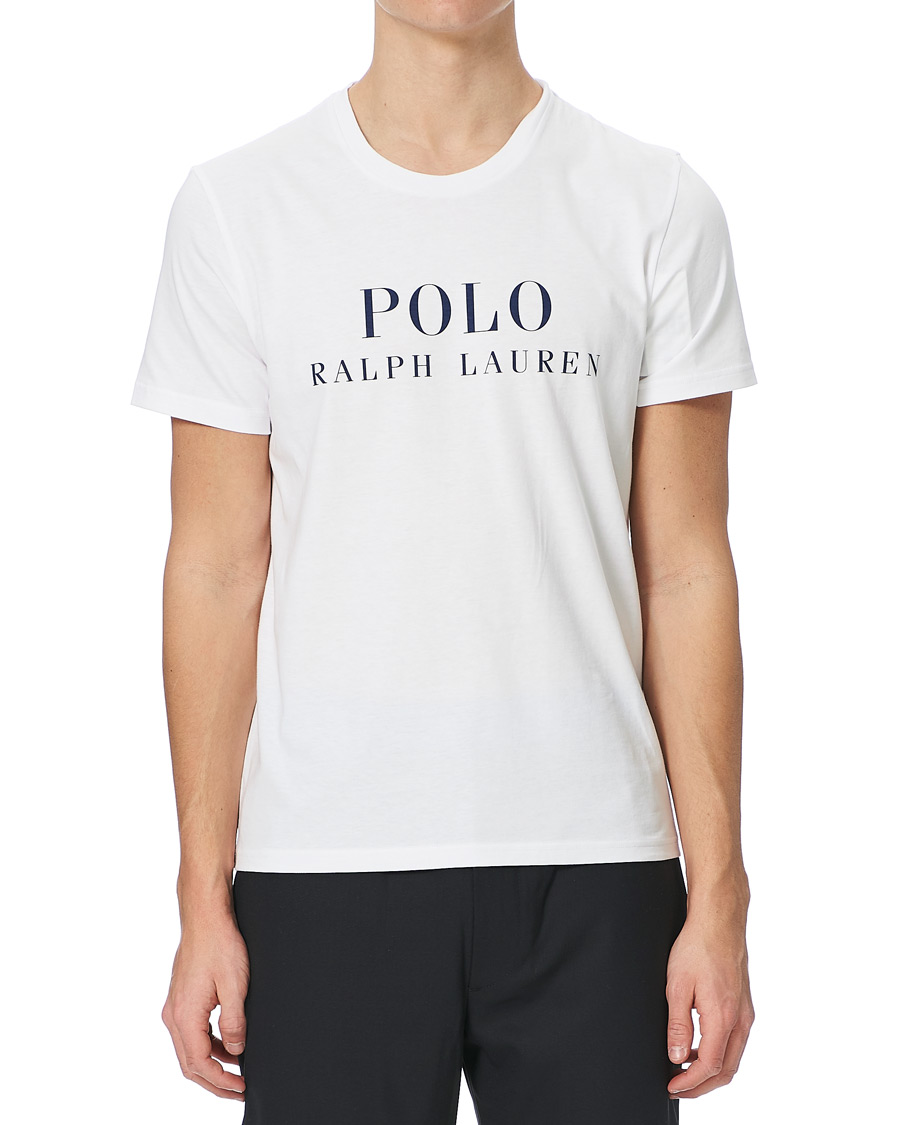 Herre | T-Shirts | Polo Ralph Lauren | Logo Crew Neck Tee White