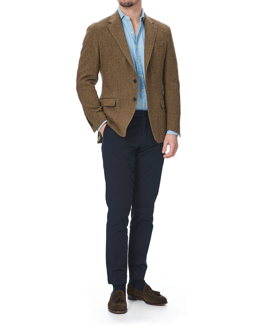 Herre | Dressjakker | Polo Ralph Lauren | Herringbone Blazer Brown