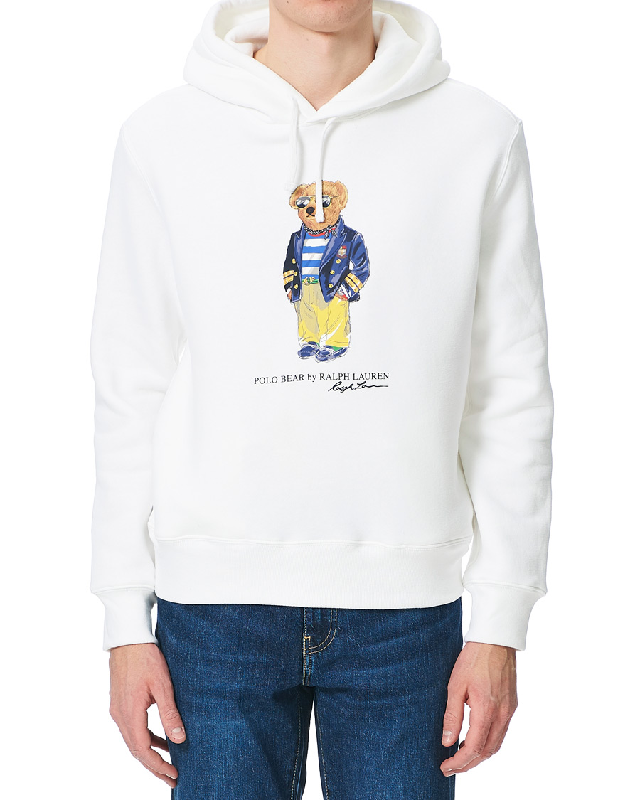 Herre | Gensere | Polo Ralph Lauren | Bear Hoodie White