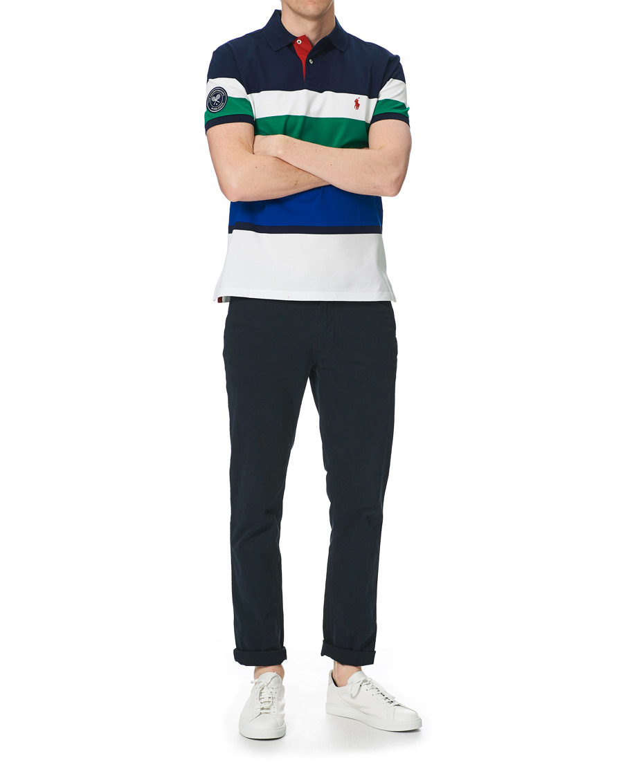 Herre | Pikéer | Polo Ralph Lauren | Wimbledon Custom Slim Fit Stretch Mesh Polo Multi