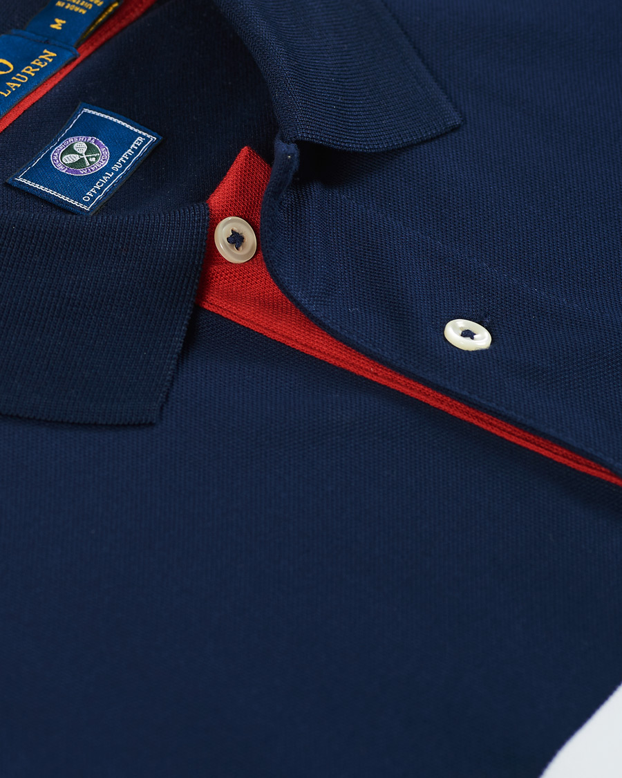 Herre | Pikéer | Polo Ralph Lauren | Wimbledon Custom Slim Fit Stretch Mesh Polo Multi