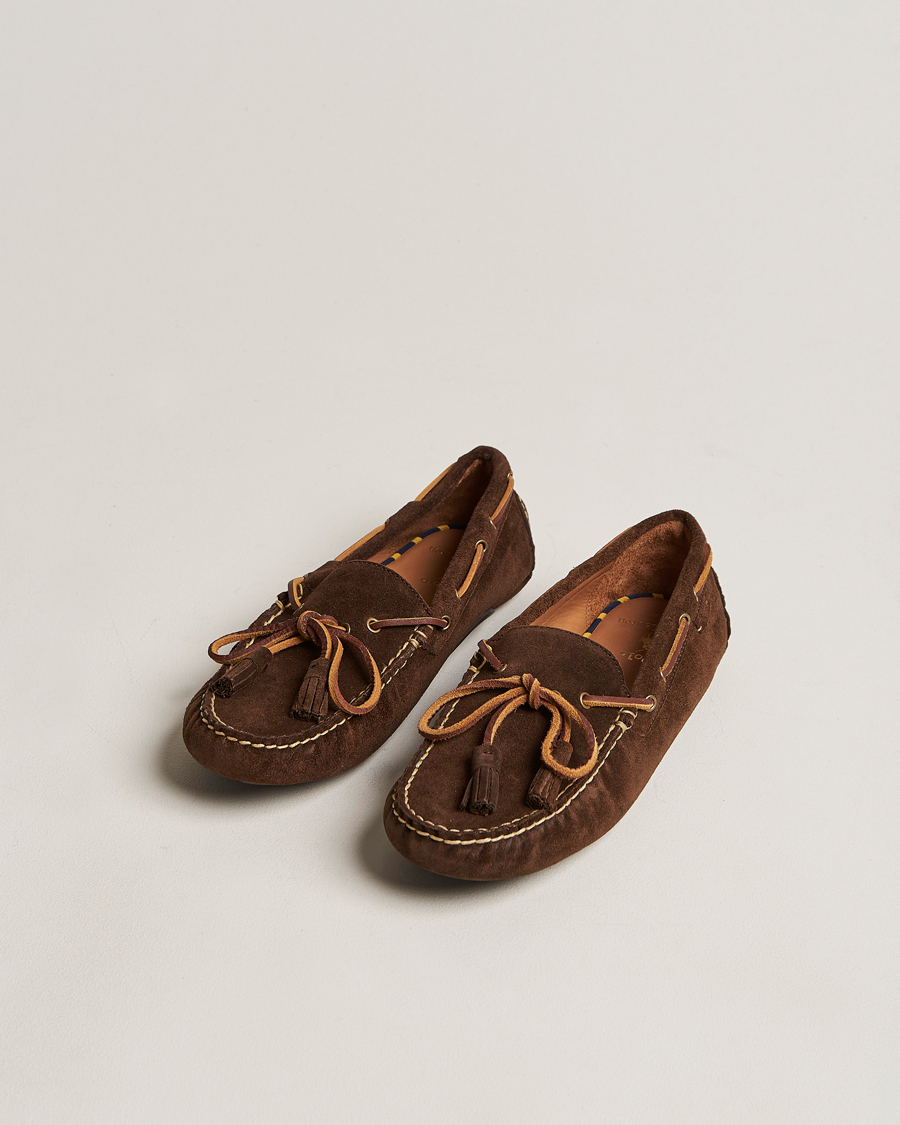 Herre | Polo Ralph Lauren Anders Suede Driving Shoe Chocolate Brown | Polo Ralph Lauren | Anders Suede Driving Shoe Chocolate Brown