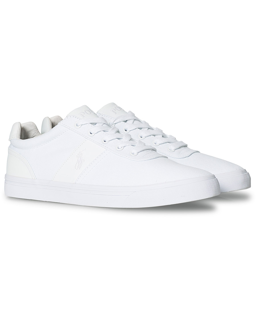 Herre | Polo Ralph Lauren Hanford Canvas Sneaker Pure White | Polo Ralph Lauren | Hanford Canvas Sneaker Pure White